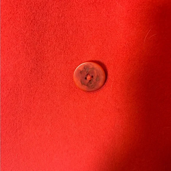 Vintage LL Bean Women’s Lambswool Red Thinsulate Insulated Peacoat Size 8P